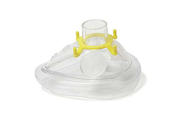 Explorer, endoscopy face mask, size 3, small adult, 22F