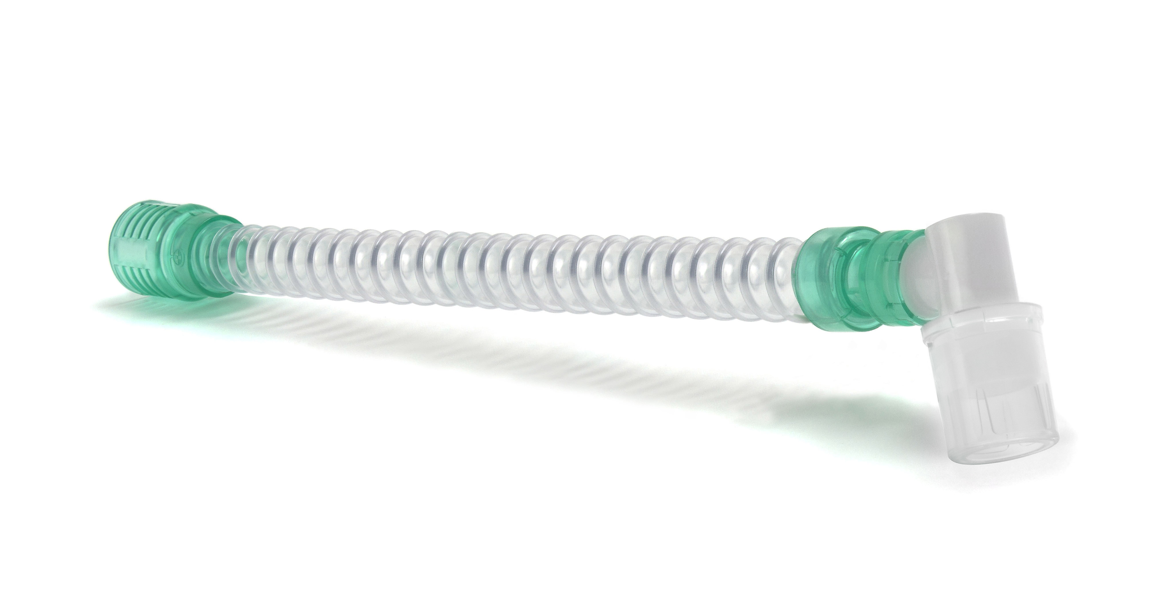 Smoothbore double swivel catheter mount, 22F - 22M/15F, ≥400mm