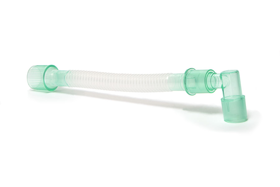 Fixed elbow catheter mount, 22F - 22M/15F, ≥170mm