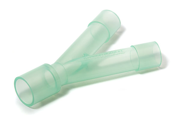 15mm paediatric traditional Y-piece 15F patient connection - 15M-15M